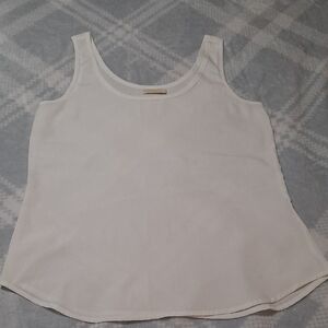 Relaxed M.OFFICCER Ivory Tank Top - Women's Sleeveless Blouse